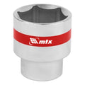Вложка, 1/2", 30 мм, шестостенна, CrV, хромирана MTX