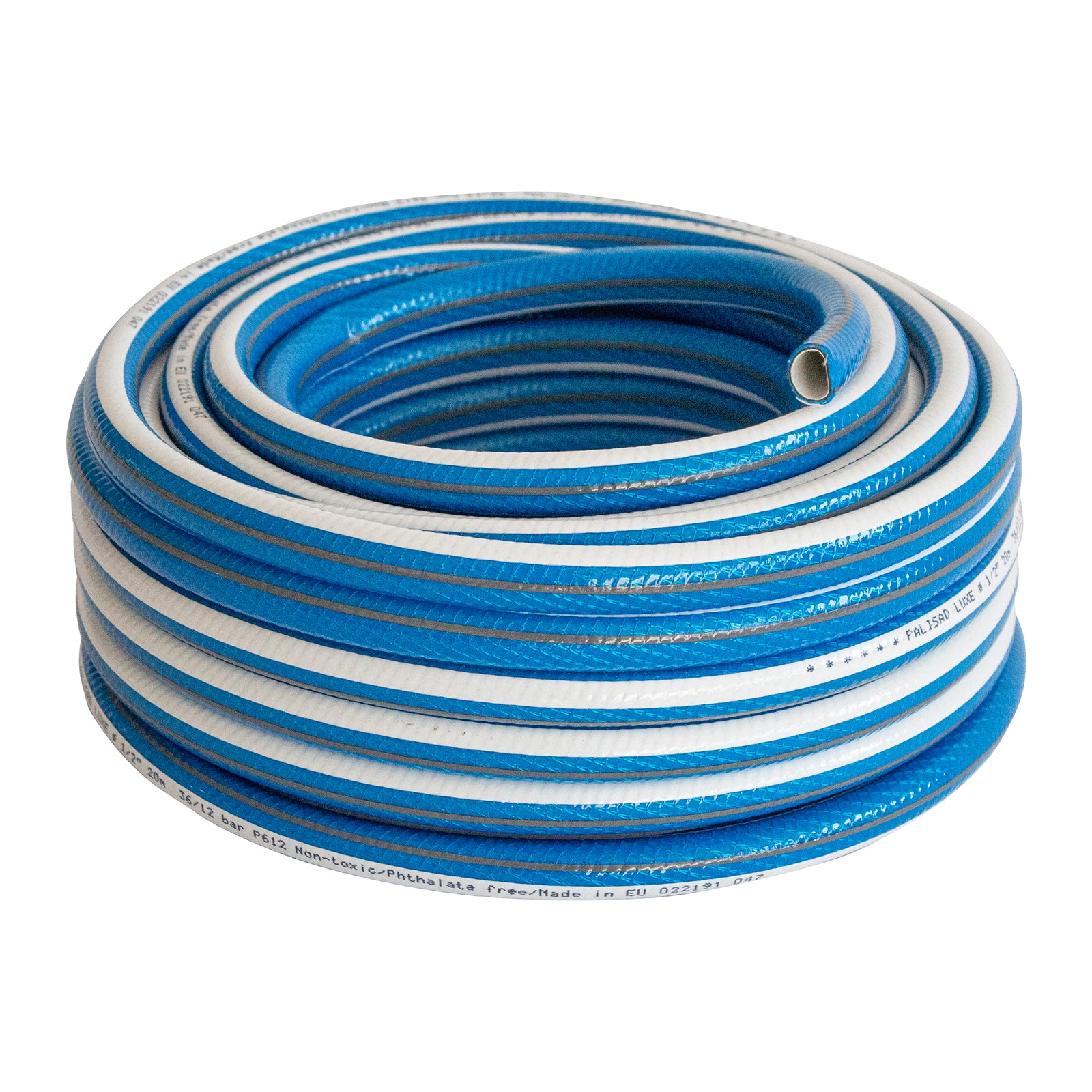 Маркуч за поливане подсилен 1/2 ", 20 м, 6-слой, без фталати, син, Luxe  Palisad