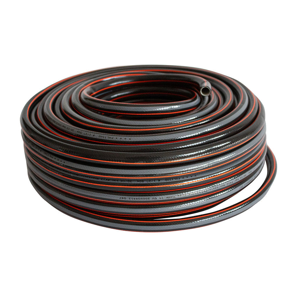 Маркуч за поливане подсилен 1/2 ", 50 м, 4 слоя, без фталати, черен Palisad