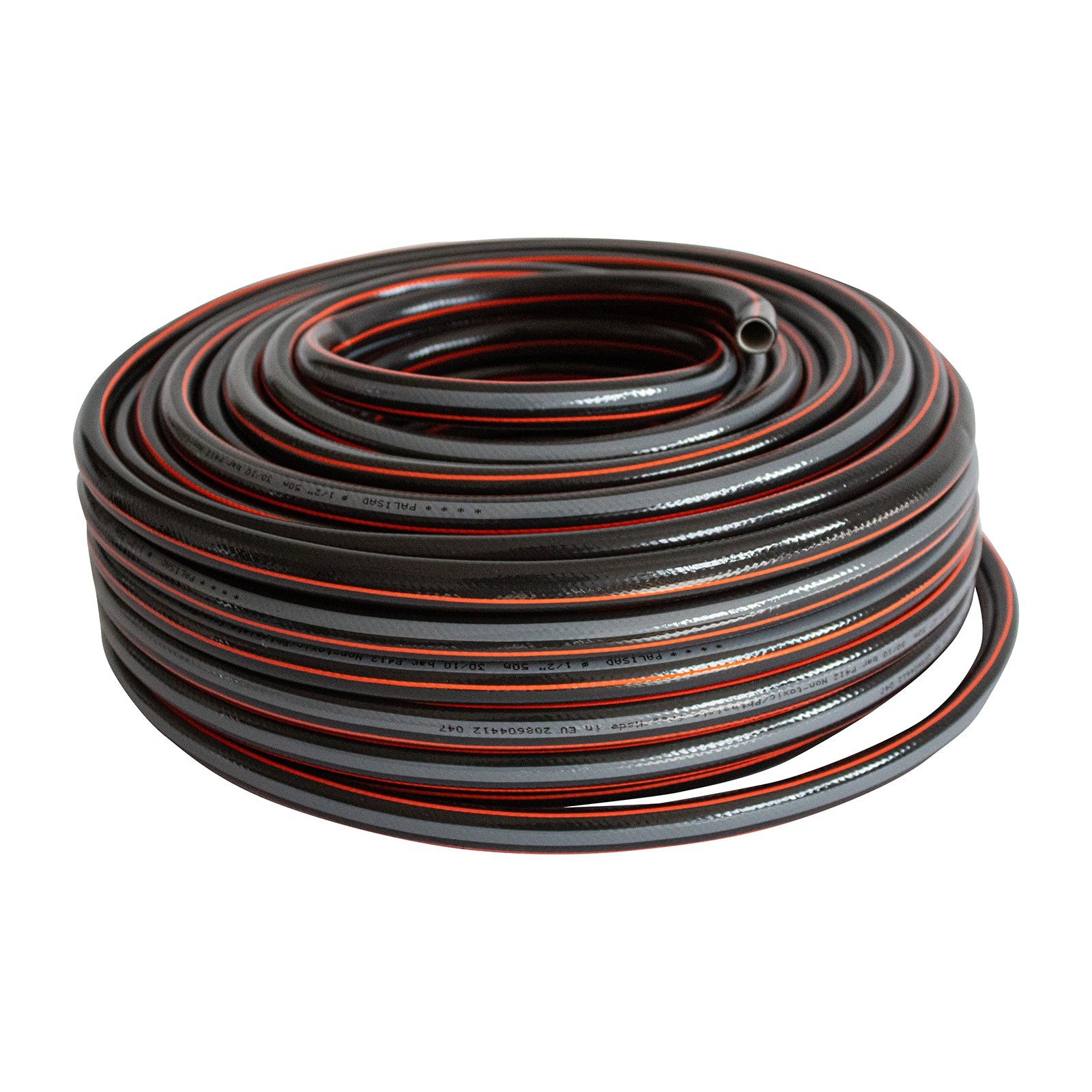 Маркуч за поливане подсилен 1/2 ", 50 м, 4 слоя, без фталати, черен Palisad