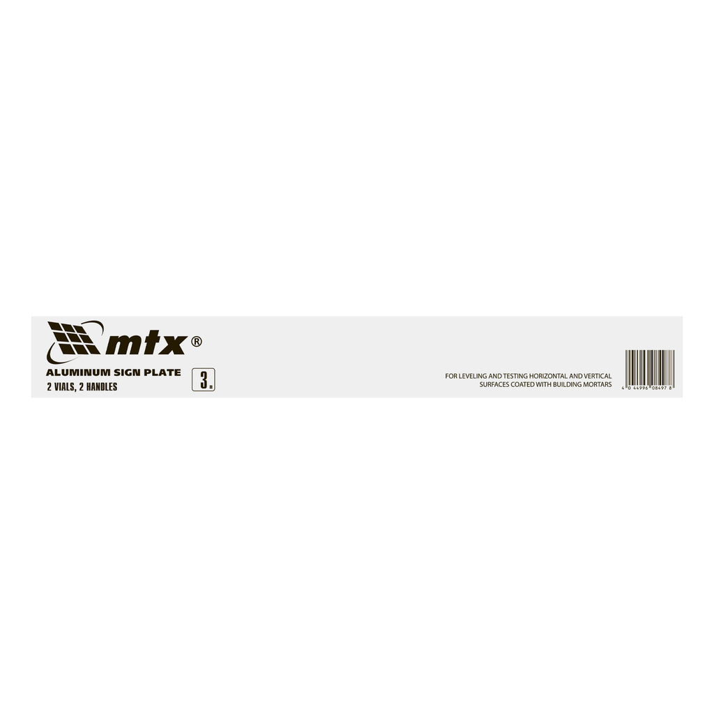 Мастар алуминиев с либели, L 3,0 м, 2 дръжки MTX