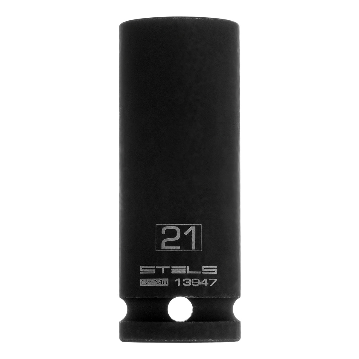 Вложка ударна, удължена, шестостенна 21 мм, 1/2", CrMo  STELS