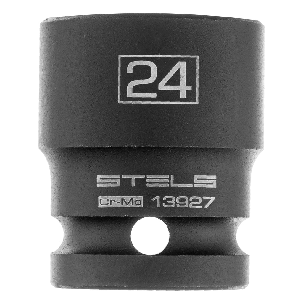 К-т ударни вложки, 6-стенни, 1/2" 10-24 мм 10бр.  STELS