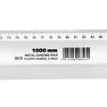 Линия-нивелир, 1000 мм, метална, пластмасова дръжка, 2 либели MTX