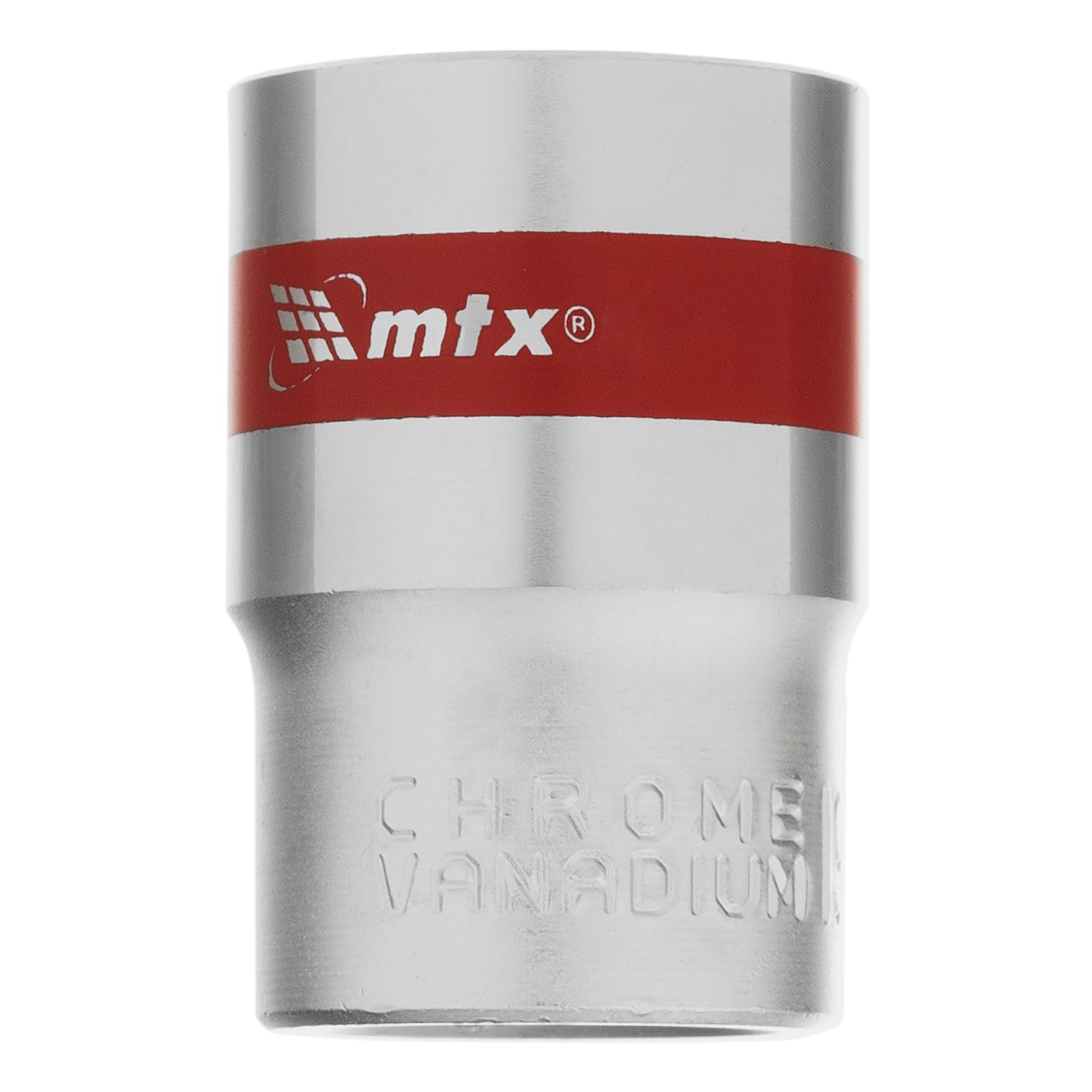 Вложка, 1/2", 19 мм, шестостенна, CrV, хромирана MTX