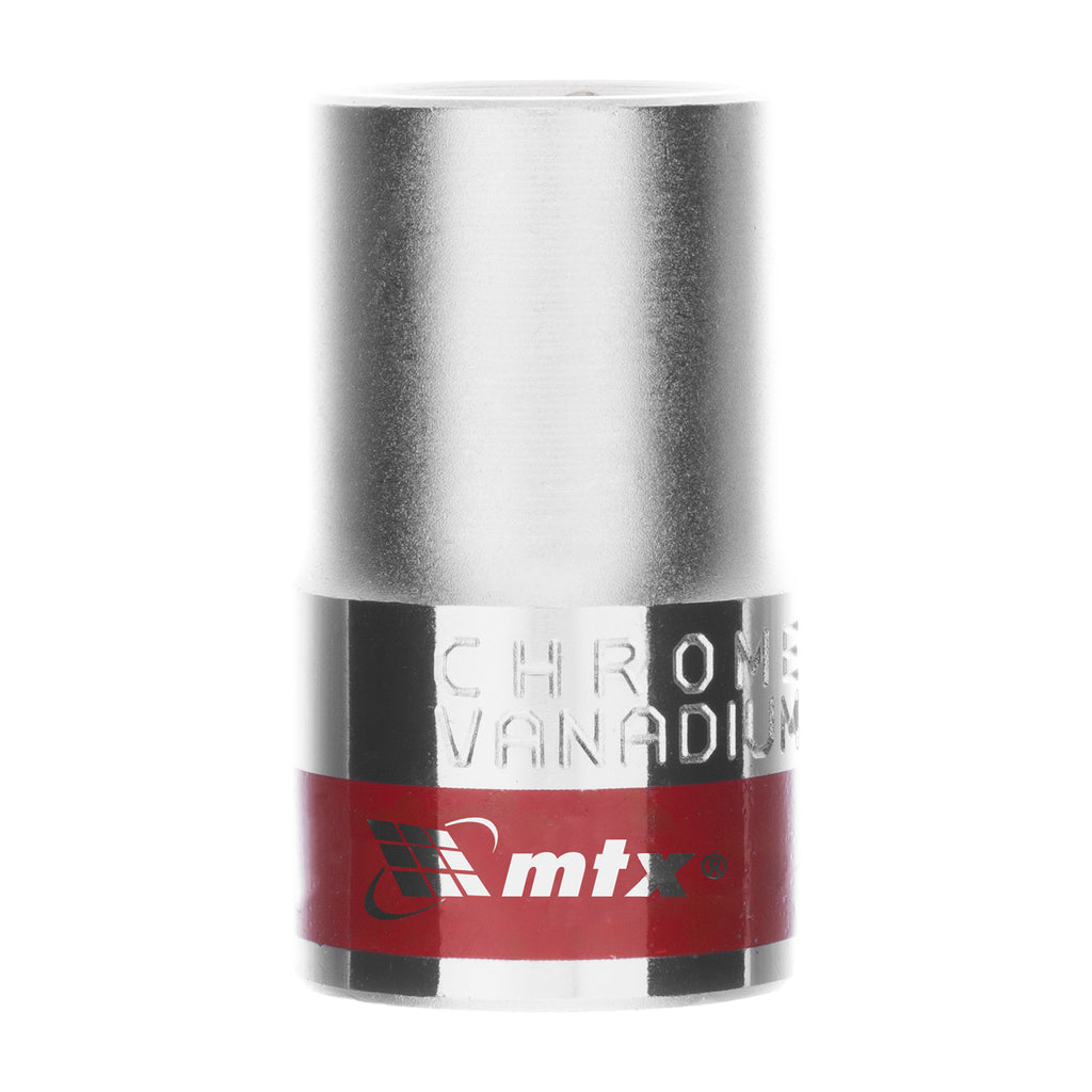 Вложка, 1/2", 14 мм, шестостенна, CrV, хромирана MTX