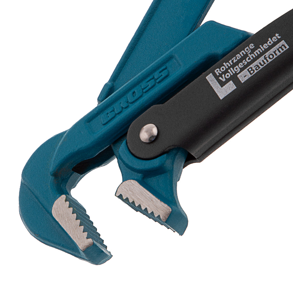 Ключ тръбен, №0, 3/4", кован, CrV, L-образни челюсти Gross