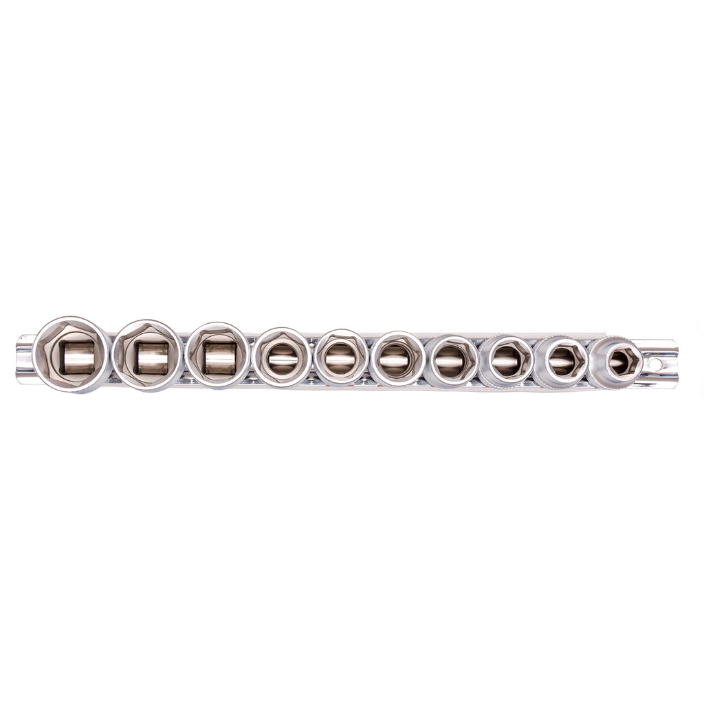 К-т вложки 1/2", 6-стенни, CrV, 10бр., 10-22мм Stels