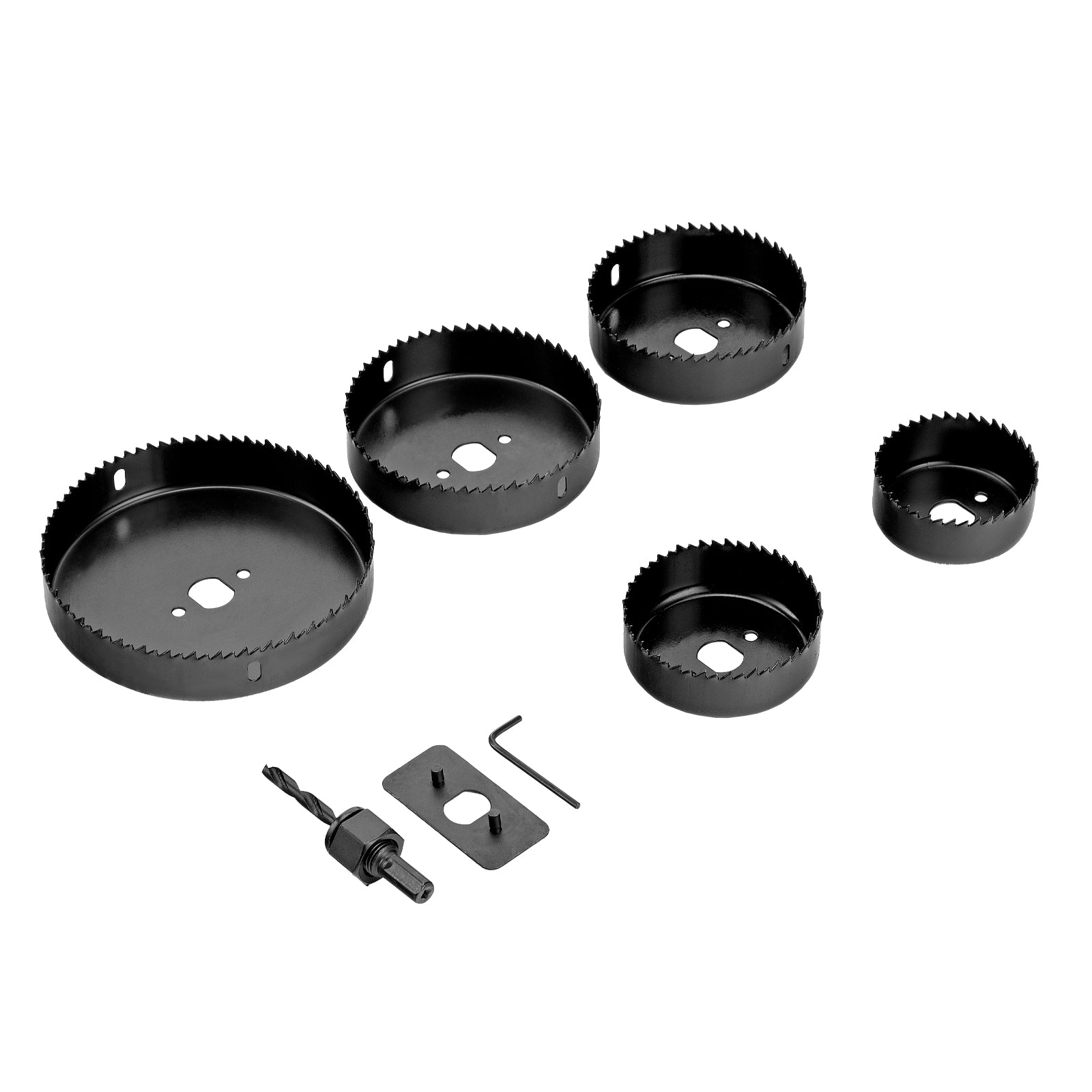 К-т боркорони за дърво, D 64-127 мм, 8 бр. MTX