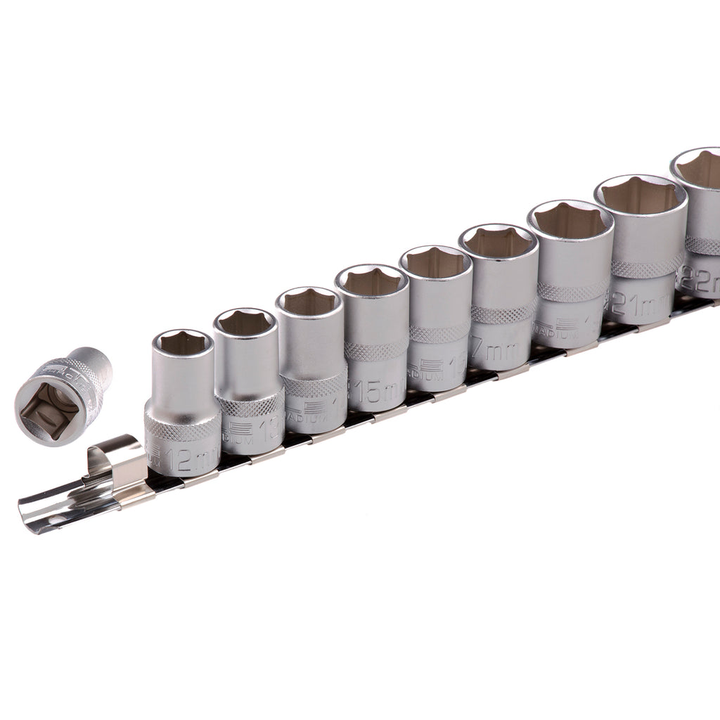К-т вложки 1/2", 6-стенни, CrV, 10бр., 10-22мм Stels